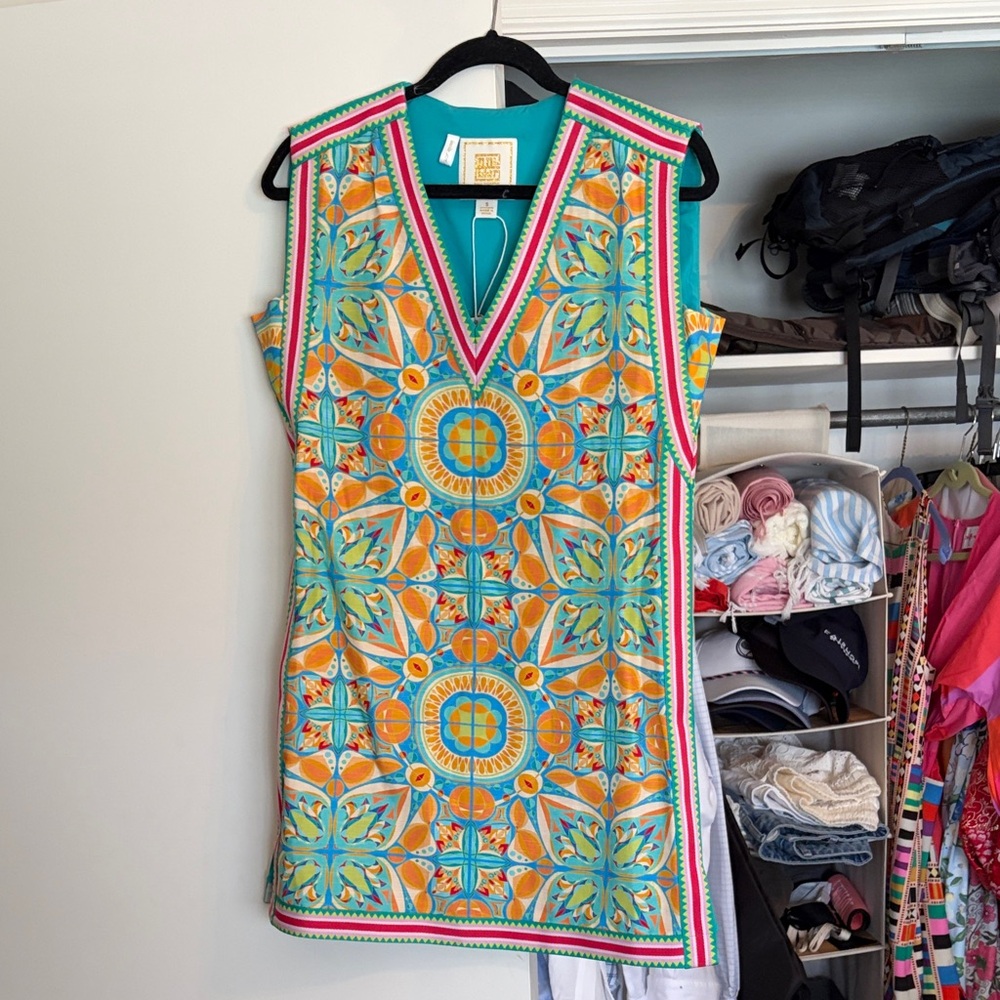 Colorful Geometric Mini Dress